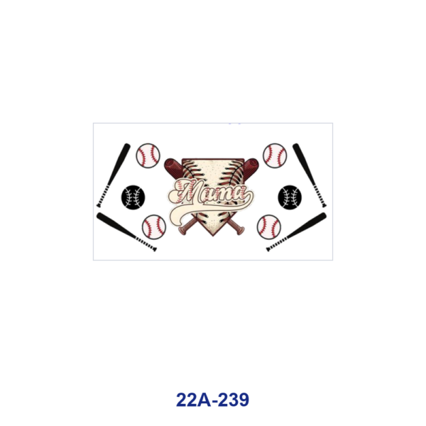 oly-ee87dc4da8f8d043c12d3b1a0a08fbbe Wholesale 5pcs Sports Mama Themed Prints Baseball Soccer Softball Football Bow Leopard Heart Pumpkin Mixed Design 16oz UV DTF Tumbler Wraps