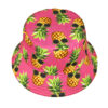 Wholesale Pineapple Print Bucket Hat Sun Protection Casual Accessory for Resale