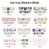 Wholesale 8pcs Mixed Cartoon Character 3oz Cup Stickers Wrap OLY Exclusive