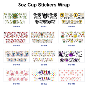 oly-ee91c9d3ac8c21a0b8db9fa36de1d226 Wholesale 8pcs Mixed Cartoon Character 3oz Cup Stickers Wrap OLY Exclusive