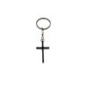 Wholesale European Style Black Cross Keychain Fashion Accessory for Men Gift