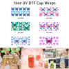 oly-eea6640a3b62031547cad38ba8e6e546 Wholesale 5pcs Fresh Pastel Watercolor Butterfly Figure Flower Leaf Star Heart Mixed Decor Prints 16oz Cup UV DTF Wraps
