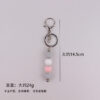 oly-eeaeac9c9a9d6aa2f3eef358cf84023e Wholesale DIY Silicone Bead Keychain Maple Leaf Red Bag Charm Gift