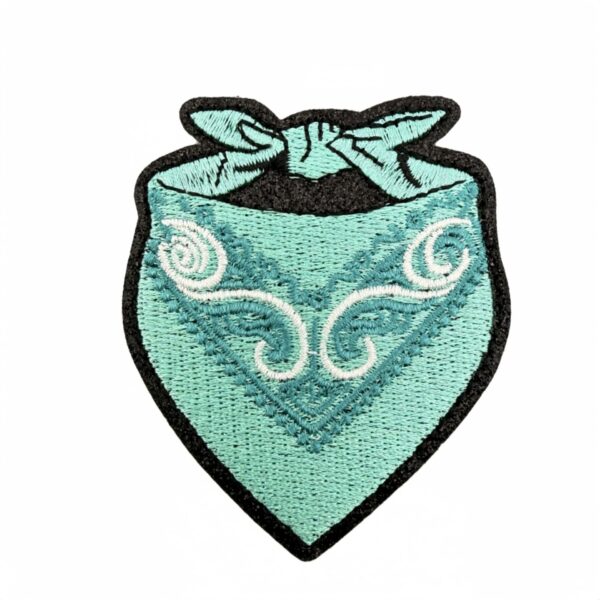 Wholesale Turquoise Denim Cross Embroidery Patch Chic DIY Fashion Accessory for Bags or Clothing Gift Boutique