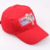 Wholesale Classic Red Canvas Baseball Cap Sunshade Hat Fashion Accessory