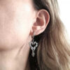 oly-eee23a990c2606922390356f1da8d926 Wholesale Gothic Y2K Flame Spike 304 Stainless Steel Earrings Punk Rock Fashion Jewelry