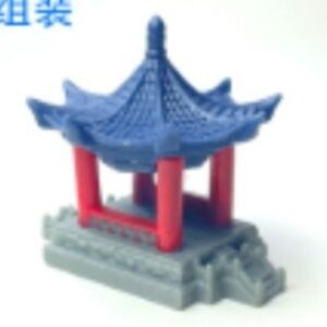 38 octagonal pavilion / Mountain stream animal series