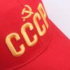 oly-ef09fe32725ee7d37cb7ab7afe2b5491 Wholesale Embroidered CCCP Baseball Cap Adjustable Red Sandwich Yellow Sunscreen Hat for Outdoor Sports