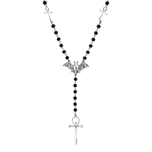 oly-ef1b5c026cd88a66250e8123b8ab6c71 Wholesale Gothic Cross Pendant Necklace with Snake Chain for Resale