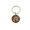Wholesale Stylish 3D Flower Keychain Zinc Alloy Key Ring Gift Accessory