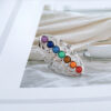 oly-ef4a0f5b223fb026fb6166632ac42054 Wholesale Geometric Colorful Stone Ring Fashion Jewelry Accessory Gift Boutique Resale