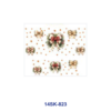 oly-ef8cadb1a8d91af3211816ce7ea78b18 Wholesale 2/4/8pcs Vintage Bow Floral Print Mini Cup Keychain Sticker