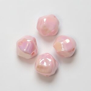 03-pink / The size is about 12mm, the hole diameter is about 1.8mm (sold by piece)