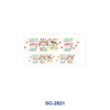 Wholesale 8pcs Back To School Teacher Stationery Print 3oz Cup Stickers Wrap OLY Exclusive
