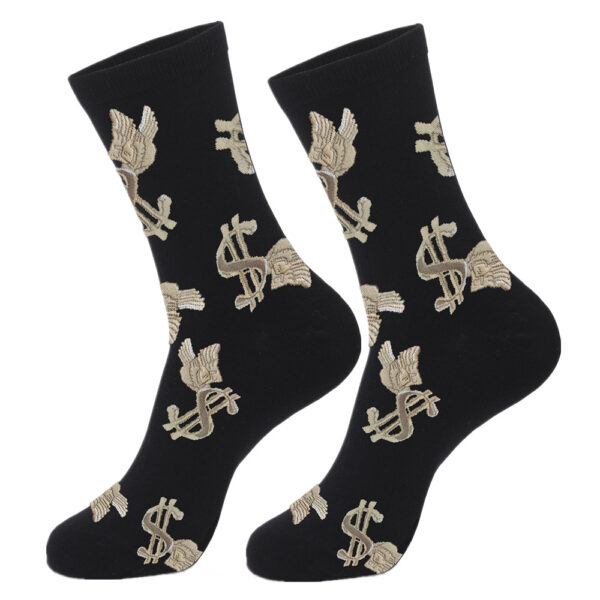 oly-ef96bc5218db5ae882af8e77d2736369 Wholesale European Pattern Casual Socks for Youth Unisex Everyday Wear