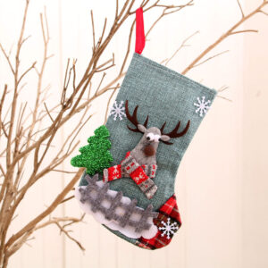 Linen fence medium sock deer [23*15cm 21g]