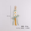 oly-efa234d8540ebf2d6d82110184f39cef Wholesale Cotton Rope Bohemian Handmade Flower Keychain Bag Charm Gift for Women