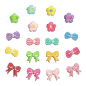 oly-efaafd27d973c219ac89253cf9670690 Wholesale Self-Adhesive Embroidery Bowknot Patches, Cute Cartoon Design, Fashion Accessory for Clothing DIY, Boutique Gift