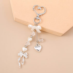 Silver love bow