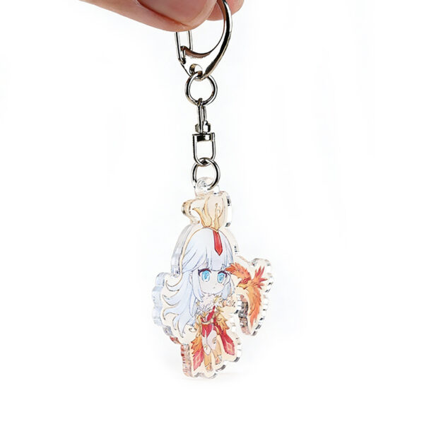 oly-efbe53d90669c6c71d49c8bfe287cc45 Wholesale Anime Style Keychain Double Sided Personalized Photo Keychain Boutique Resale Bag Charm OLY Exclusive
