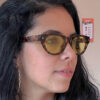 Wholesale Retro Square Frame Sunglasses with Rivet Details Trendy Women's Fashion Accessory for Outdoor Driving