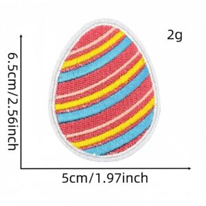 Easter egg cloth stickers 13#