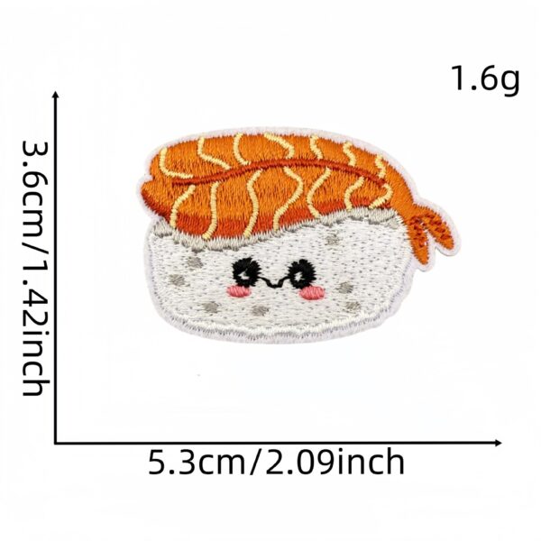 oly-efe0a009c56adbab4e176edbda09fe83 Wholesale Cartoon Salmon Rice Ball Patch Decorative Accessory for Everyday Use or DIY Craft