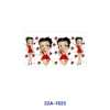 oly-efe24f41b102e64d9b57f5cc76cefb0e Wholesale 5pcs Valentine's Day Theme Vintage American Retro Cartoon Pin Up Maiden Heart Red Rose Moon Bubble Mixed Decor Prints 16oz Cup UV DTF Wraps OLY Exclusive