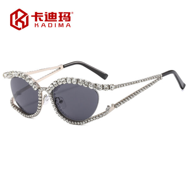 oly-efe2e709af01cdea7f28edbbf5da2a72 Wholesale Rhinestone Cat Eye Sunglasses Boutique UV400 Sun Protection Glasses