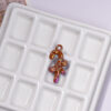 oly-efe472fd4f8c613d85f64508b16d5272 Wholesale UV Plated Acrylic Christmas Cane Pendant DIY Phone Charm Resale Jewelry Accessory