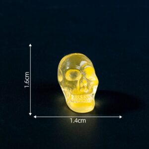 #6 Skull Yellow / 12 Glow-in-the-Dark Halloween Styles