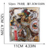 oly-f00063a9f4f7c22c53efc2c851ef82df Wholesale Western Cowboy Embroidered Patches - 52 Pieces Horse & Pistol Design - Polyester Thread Decorative Accents for Clothing