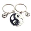 Wholesale Yin Yang Bagua Pendant Keychain Fashion Accessory Alloy Couple Gift