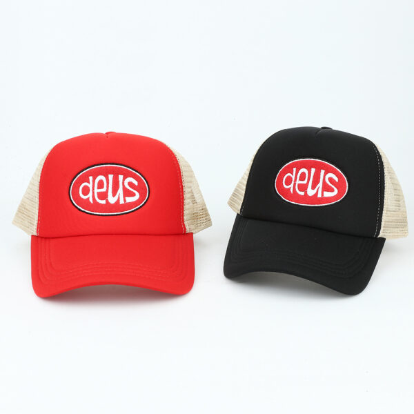 Wholesale Retro Letter Embroidered Mesh Trucker Cap Sun Protection Hat for Everyday Wear or Gift