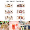 oly-f01718bab95693a5b72017b483ab6ca7 Wholesale 5pcs Fall Halloween Cute Witch Ghost Sunflower Pumpkin Wildflower Mixed Decor Prints 16oz Cup UV DTF Wraps