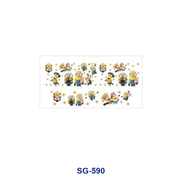 Wholesale 8pcs Kawaii Cartoon Doodle 3oz Cup Stickers Wrap OLY Exclusive
