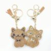 oly-f02427363c319f6c726313b56b2c2f4b Wholesale Cat Rhinestone Keychain Bag Charm Tassel Wedding Gift Resale Accessory