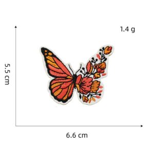 Butterfly cloth sticker 14#