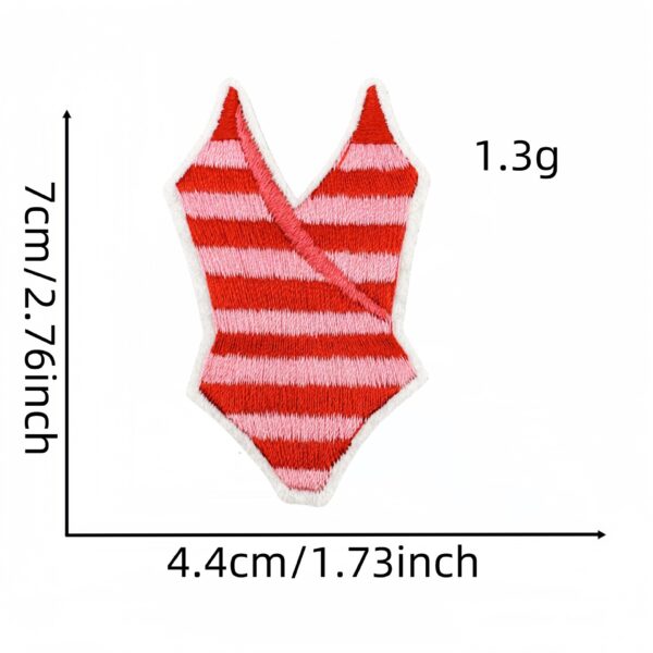 Wholesale Summer Beach Party Embroidery Patch Trendy Decorative Patch for Fashion Accessory Boutique Gift