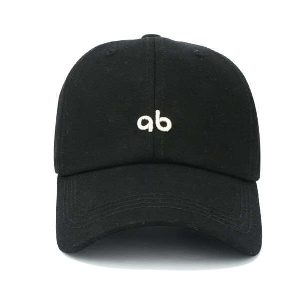oly-f03fe76c2640ad48eec48f890db96cf6 Wholesale Embroidered Letter Baseball Cap, Soft Cotton Dome Hat for Women, Sun Protection Outdoor Casual Cap