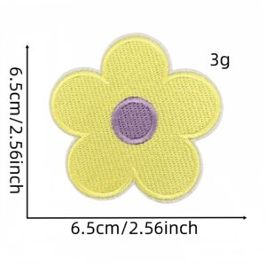 Large self-adhesive floral cloth sticker 1#