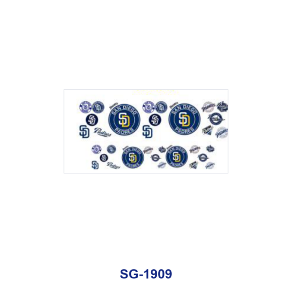 oly-f05ec10753f7e9ed5bf43830b7be4578 Wholesale 8pcs Nurse Element, Letter Quote Sports Team Logo Pattern 3oz Cup Stickers Wrap OLY Exclusive