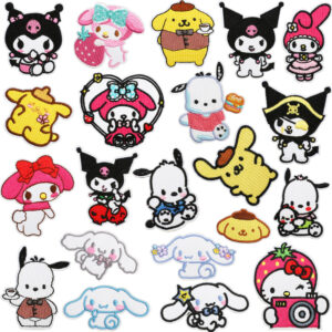 oly-f06db3849fabc9384f3e93e81960199f Wholesale Cute Dog Embroidered Patch Polyester Cartoon Applique for Clothing DIY Accessory
