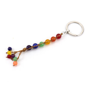 Brown rope A key chain