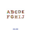 oly-f0866de5c4efe7385b98fa359e9b9ca5 Wholesale 5Pcs Vibrant Floral Filled Alphabet Number Handcraft Art Mixed Decor Prints 16Oz Cup UV DTF Wraps