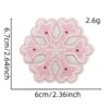 oly-f09ab0e98a6821302572ea4c5cddc761 Wholesale Polyester Thread Embroidered Christmas Snowflake Patch - Chic Decorative Cloth Sticker for Everyday Use