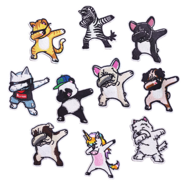 oly-f09d85aa8a5a9b50dc1a23b7c33c415f Wholesale Trendy Embroidered Dog Patch Iron On Adhesive for Clothing DIY Accessory