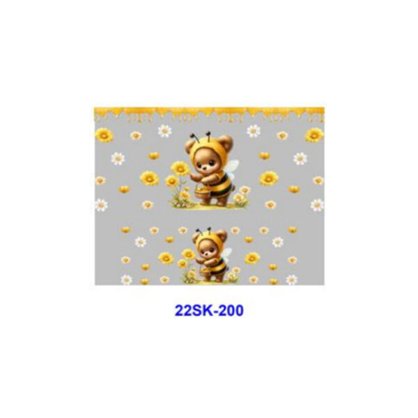 Wholesale 2/4/8pcs Cute Honey Bear Mini Keychain Sticker OLY Exclusive