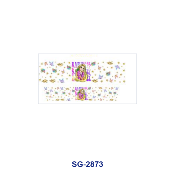 Wholesale 8pcs Fairytale Cartoon Character Mixed Print 3oz Cup Stickers Wrap OLY Exclusive