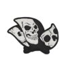 oly-f0c2bc62c6c2615f164ff9707c28c415 Wholesale Dark Skull Butterfly Embroidered Patch Punk Fashion Accessory Boutique Gift